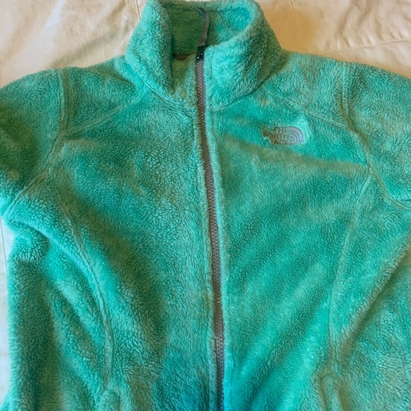 Mint Green North Face Jacket - Picture 1 of 3